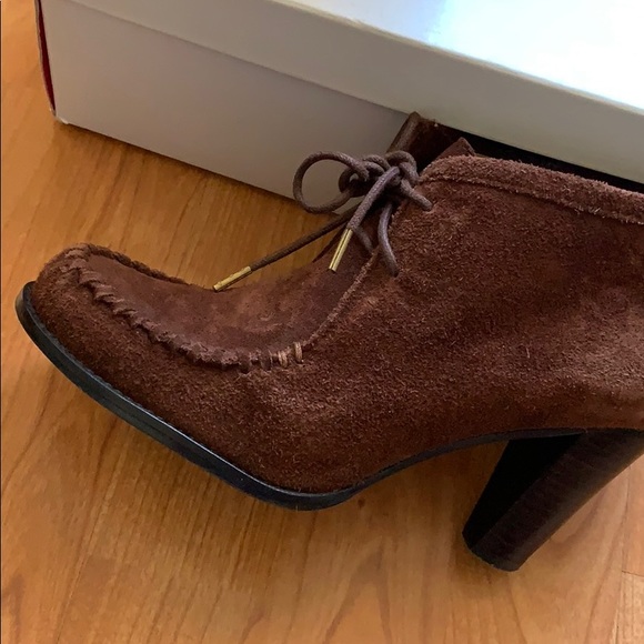 Real suede leather Isaac Mizrahi - Picture 2 of 3